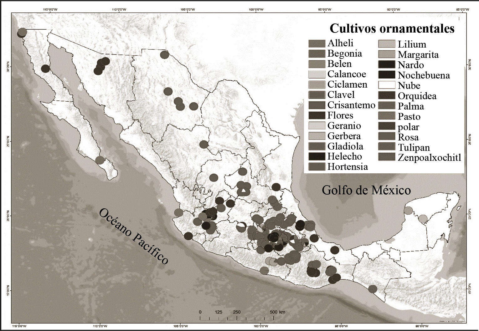 Producción de ornamentales en México