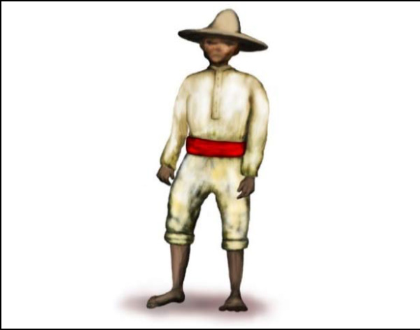 Vestimenta baldeana masculina