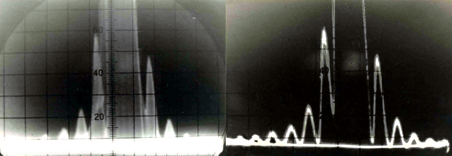 Effect of “masking” the real spectrum by elements of transients