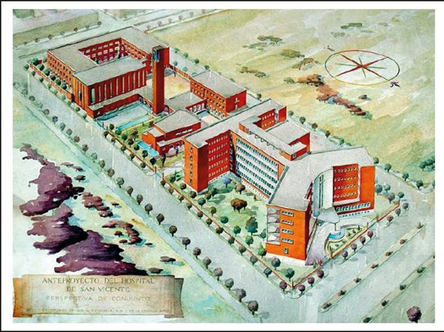 Anteproyecto del hospital de San Vicente en México 