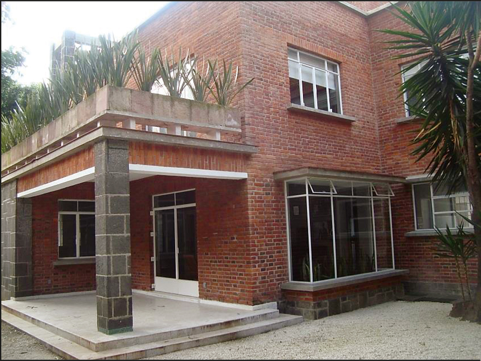 Vista de la casa Buñuel 