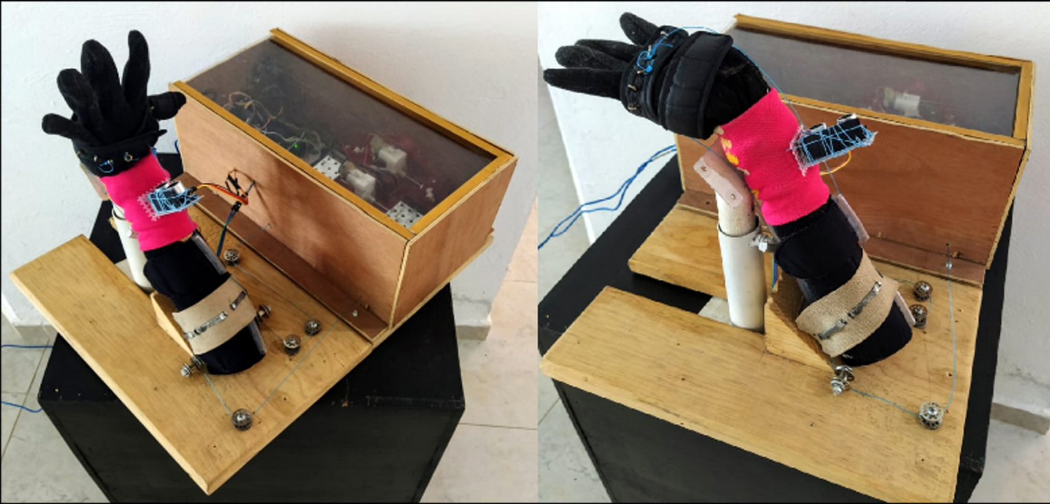 Emulación de casos de estudio con el modelo físico experimental mediante control manual 
