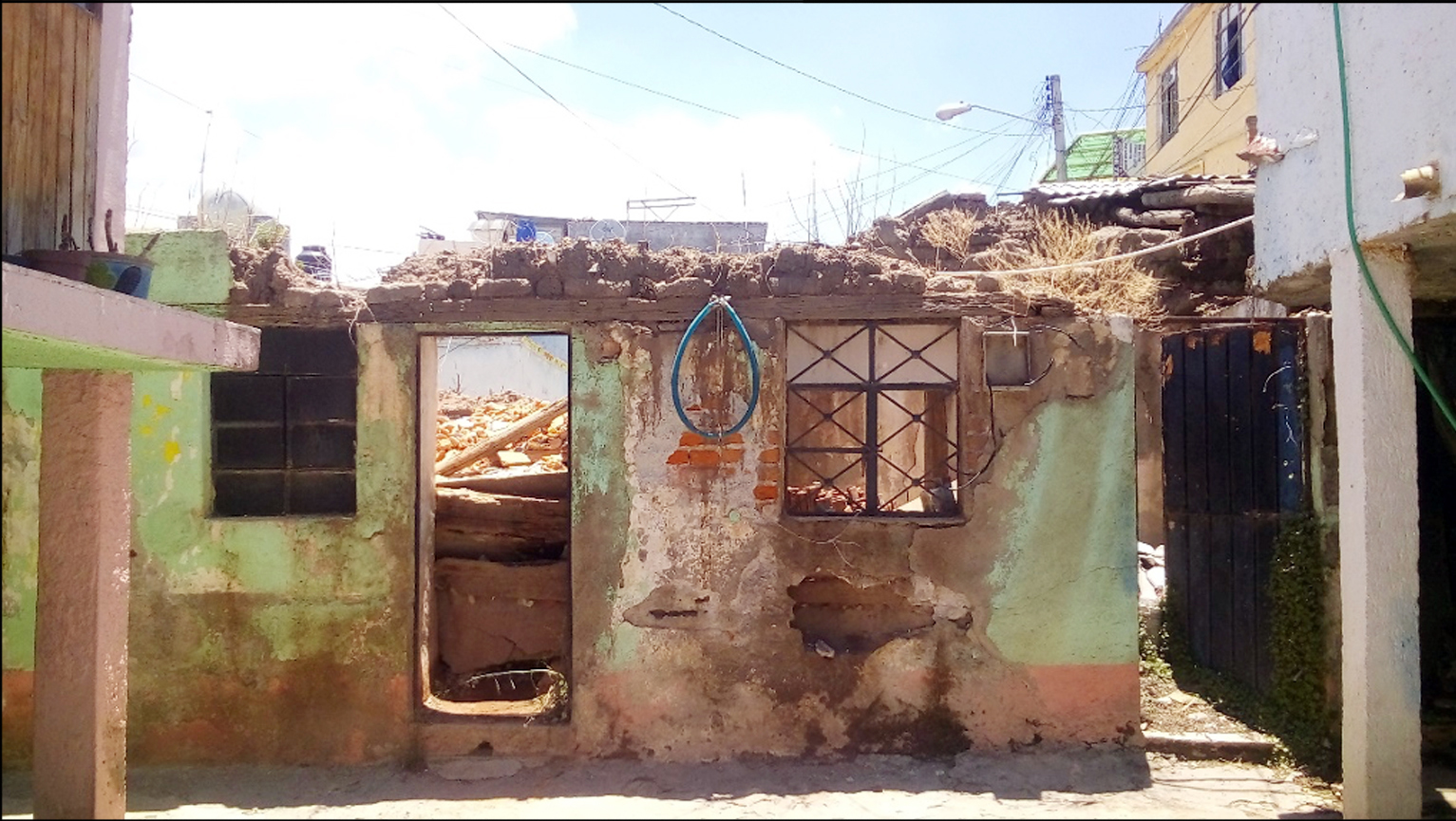 Vestigios de cuartos en vecindad de El Cóporo